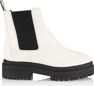 COLLECTION Leather Lug-Sole Boots