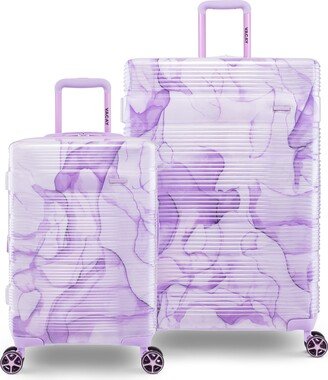 Vacay Spotlight Clear 2-Piece Lightweight Luggage Set