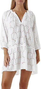 Ashley Eyelet Cover-Up Dress