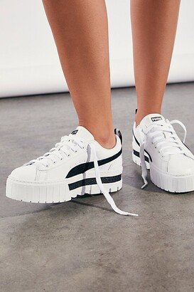 Mayze Leather Sneakers by at Free People