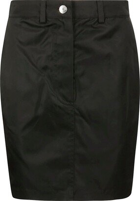 Straight-Hem Mini Skirt