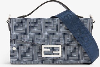 Ghiaia/blu+mirto+p Flap Leather Cross-body bag