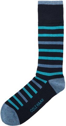 Stripe Casual Crew Socks