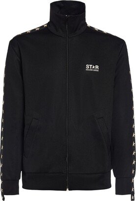 Star logo jersey track jacket