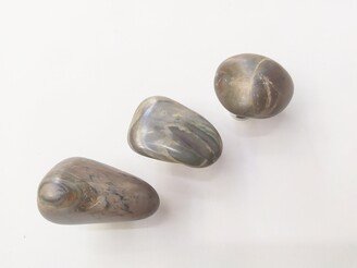 Sea Stone Zebra Pattern Knob - River Natural Cabinet, Set Of 2