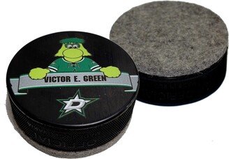 Dallas Stars Mascot Series Victor E Green Hockey Puck Board Eraser For Chalk & Whiteboards