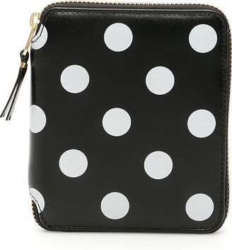 Polka Dot Zipped Wallet-AA