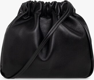 ‘Scrunch Small’ Bucket Shoulder Bag - Black