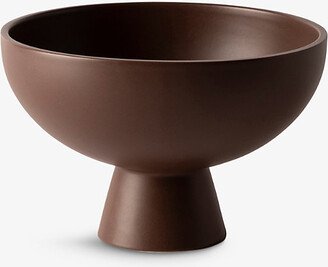 Chocolate Strøm Large Earthenware Bowl 22cm