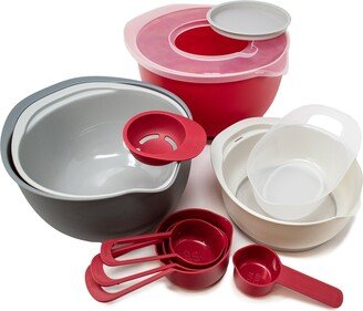 Nested Mixing Bowls and Measuring Cups, 12 Piece Set