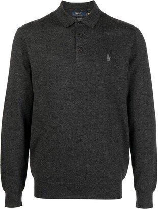 Polo Pony fine-knit polo shirt