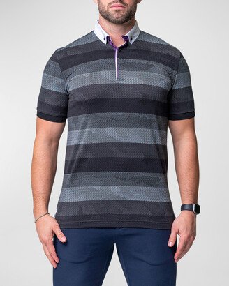 Men's Mozart Striped Polo Shirt