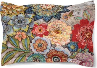 Boho Bouquet Standard Comforter Sham