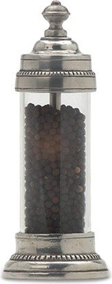 Toscana Glass & Pewter Pepper Mill