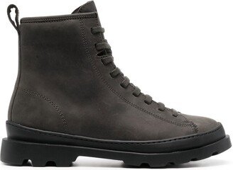 Lace-Up Leather Boots-AV