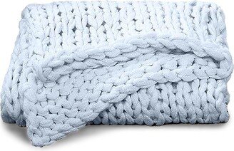 Linens & Hutch Chunky Knit Throw Blanket