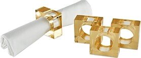 Lucite Napkin Rings, Set of 4-AA