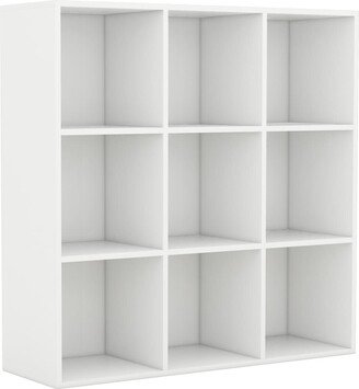 Book Cabinet White 38.6x11.8x38.6 Chipboard