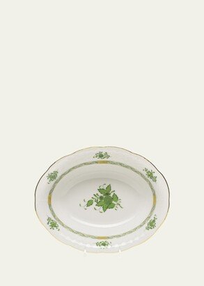 Chinese Bouquet Oval Vegetable Serving Bowl