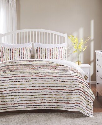 Bella Ruffle Quilt Set, 3-Piece King