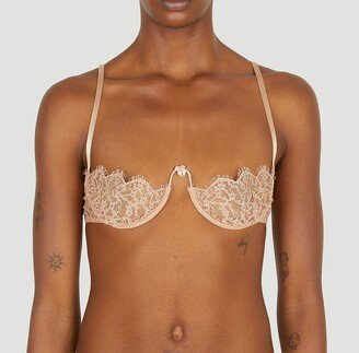 Sweetheart Neck Floral-Lace Bra
