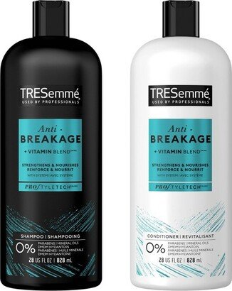 Anti-Breakage Shampoo & Conditioner for Brittle or Weak Hair - 56 fl oz/2pc