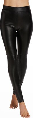 Estella High-Rise Faux-Leather Leggings