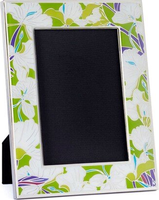 Floral-Print Photo Frame