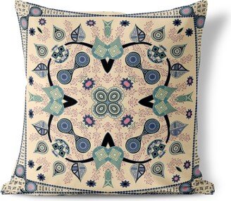 Amrita Sen Designs Amrita Sen Vine Visions Indoor Outdoor Pillow with Zip