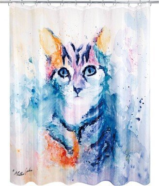 Water Kitten Shower Curtain - Allure Home Creations