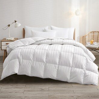 PeaceNest Deluxe All Season 500TC White Goose Down and Feather Fiber Comforter