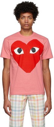 Pink Big Red Heart T-Shirt