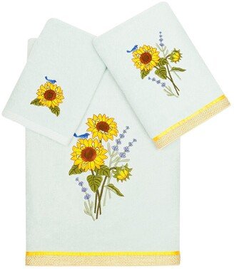 Turkish Cotton Girasol 3Pc Embellished Towel Set-AF