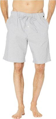 Night Day Short Woven Pants (Basic Shaded Check) Men's Pajama