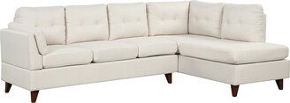 RASOO Stylish Linen L-Shape Sectional Sofa