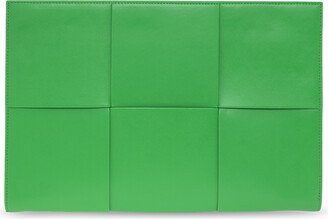 ‘Arco Medium’ Leather Briefcase - Green