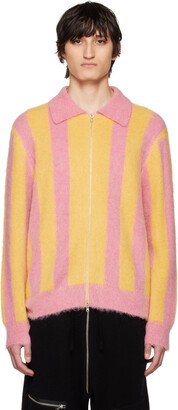 ZANKOV Pink & Yellow Nicolas Cardigan