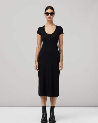 The Knit Rib Midi T Dress Jersey Dress