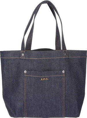 Logo Embroidered Thais Tote Bag