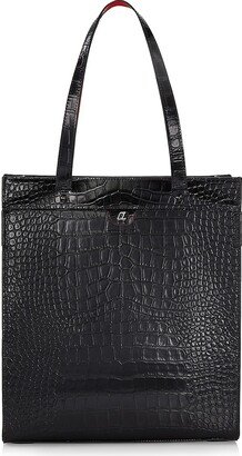 Ruistote Embossed Leather Tote Bag