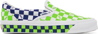 Green & White OG Classic Slip-On LX Sneakers