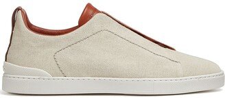 Two-Tone Design Sneakers