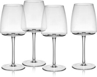 Cora 13 Ounce White Wine Glass 4-Piece Set