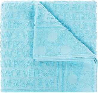 Allover Polka Dot Bath Towel-AB