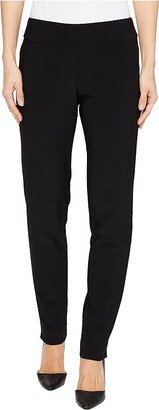 Krazy Larry Microfiber Long Skinny Dress Pants (Black) Women's Dress Pants