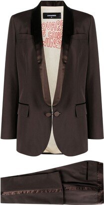 Shawl-Lapels Single-Breasted Suit