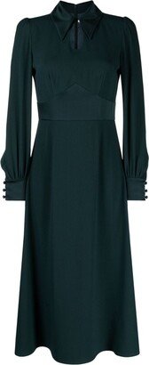 Olympia flare midi dress