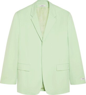 Men's Organic Cotton Oversized Tailored Blazer — pistachio XXS