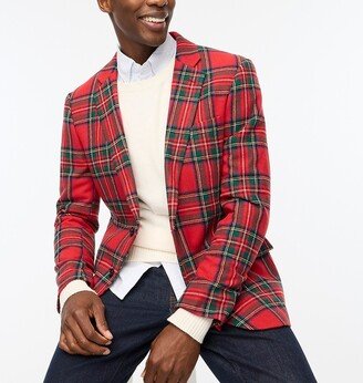 Men's Tartan Slim-Fit Blazer