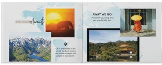 Photo Books: Inspirational Travel Photo Book, 11X14, Professional Flush Mount Albums, Flush Mount Pages